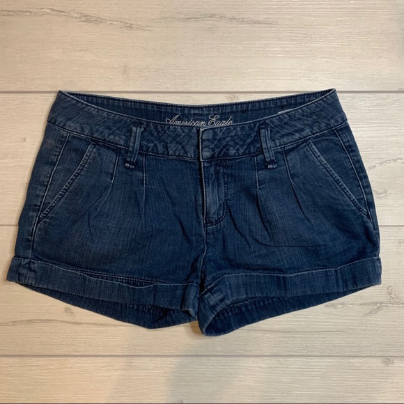 American Eagle Blue Jean Denim Shorts Size 2